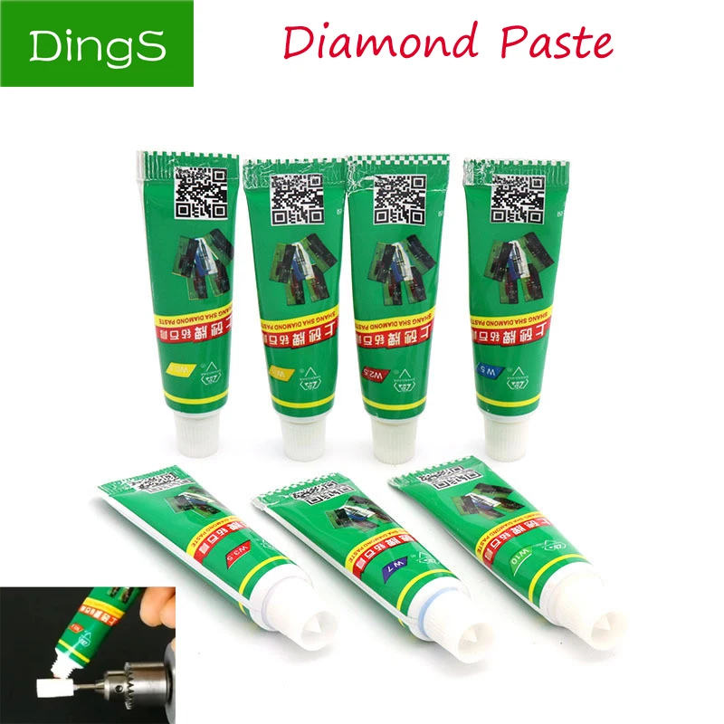 1pcs Diamond Grinding Polishing Paste W0.5-W40 Needle Tube Paste Lapping Compound Metal Jade Amber Buffing Abrasive Tools
1pcs Diamond Grinding Polishing Paste W0.5-W40 Needle Tube Paste Lapping Compound Metal Jade Amber Buffing Abrasive Tools