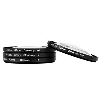 62mm Macro Close-Up Filter Set +1 +2 +4 +10 with Pouch for Nikon Canon Sigma Sony DSLRs High definition optical glass Andoer
62mm Macro Close-Up Filter Set +1 +2 +4 +10 with Pouch for Nikon Canon Sigma Sony DSLRs High definition optical glass Andoer
