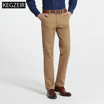 KEGZEIR 2019 New Mens Casual Pants Straight Cotton Khaki Mens Fashion Pants Autumn And Winter Plus Size clothes Men Trouser
KEGZEIR 2019 New Mens Casual Pants Straight Cotton Khaki Mens Fashion Pants Autumn And Winter Plus Size clothes Men Trouser