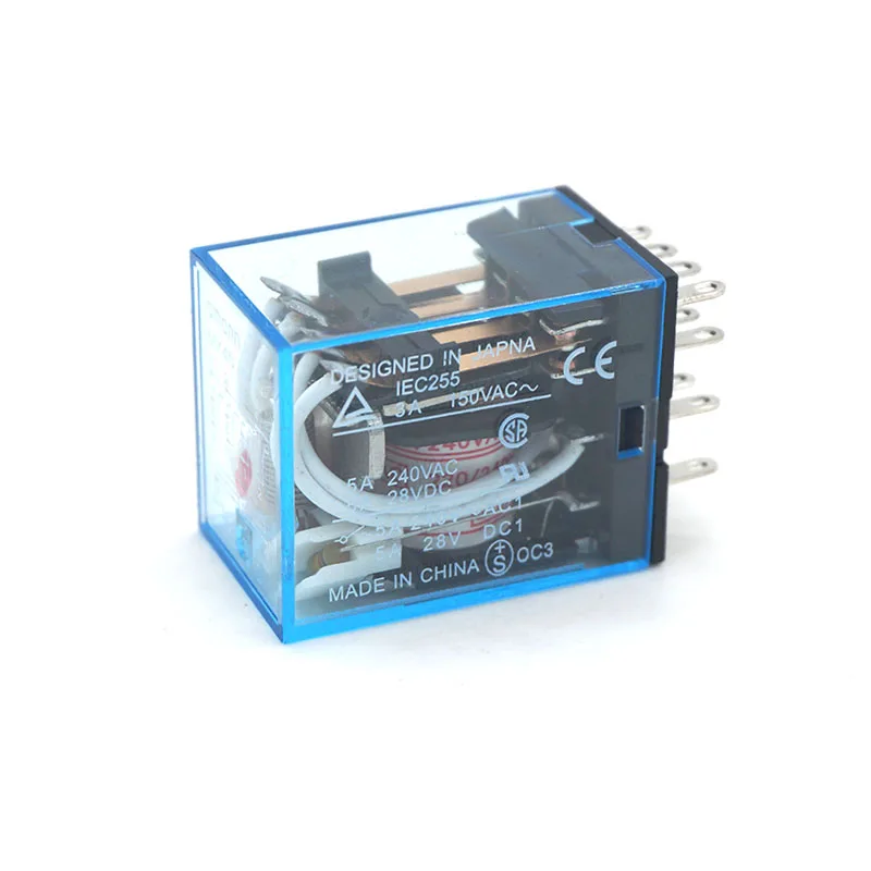 1 шт. MY4NJ Φ MY4 AC 24V 14PIN катушка реле мощности 4PDT 5A | Обустройство дома