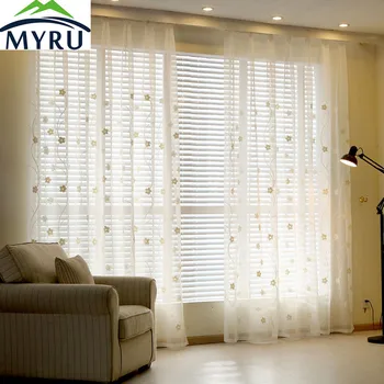 MYRU Korean Pastoral Curtain Stereo Embroidery Style Beautiful Flower Health and Environmental Protection Printing Curtain
MYRU Korean Pastoral Curtain Stereo Embroidery Style Beautiful Flower Health and Environmental Protection Printing Curtain