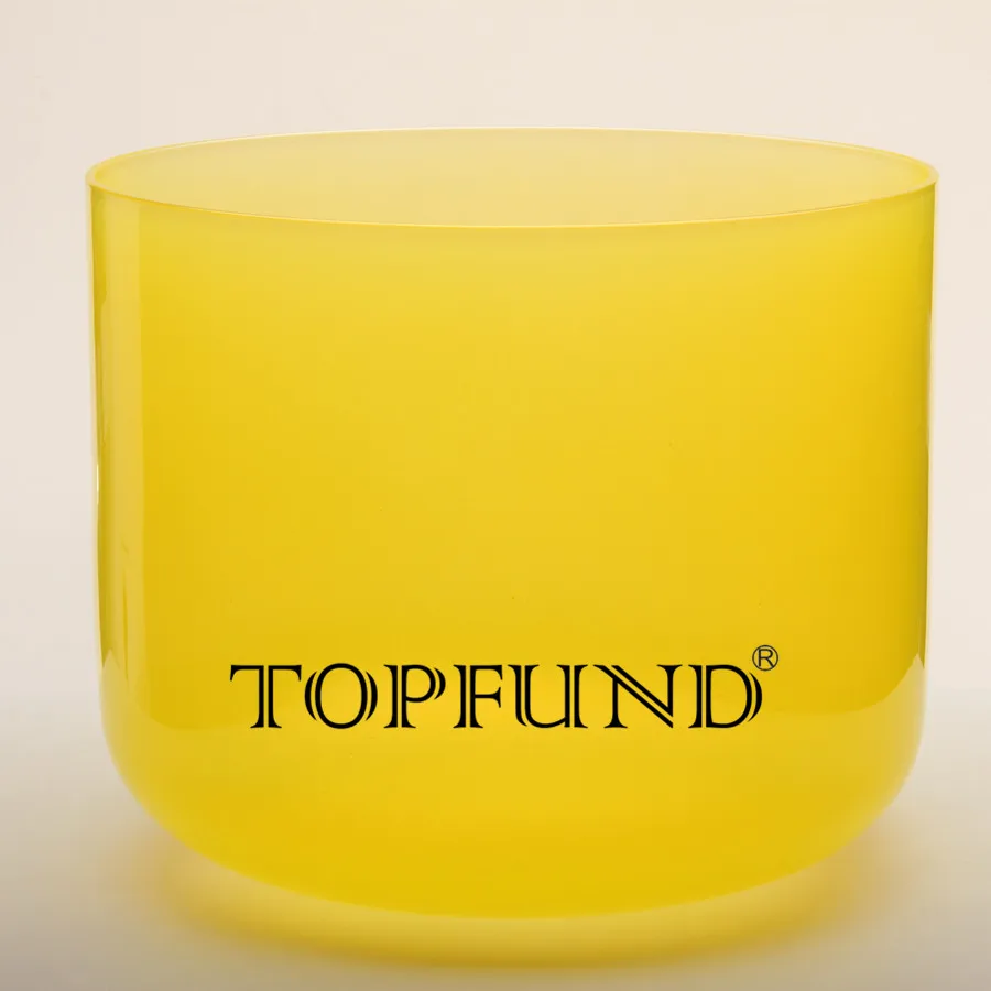 TOPFUND Yellow Color Clear E Note Solar Plexus Chakra Quartz Crystal Singing Bowl 10''
TOPFUND Yellow Color Clear E Note Solar Plexus Chakra Quartz Crystal Singing Bowl 10''