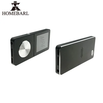 

HOMEBARL T01 New 3th 4th MP4 Player Video Music 4GB 8GB 16GB Metal Players 1.8" With Micro SD Card TF Card Slot FM Radio Speaker