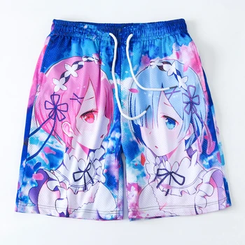 Anime Re:Life in a different world from zero Rem Ram shorts eyelet fabric cosplay Anohana Dororo beach shorts
Anime Re:Life in a different world from zero Rem Ram shorts eyelet fabric cosplay Anohana Dororo beach shorts