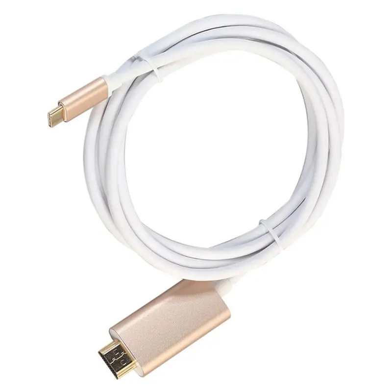 ABHU USB C разрешение Effelon 1 8 M 4K type 3 Male to HDMI кабель для Macbook 12 дюймов/Chromebook/Lumia950 XL и т.