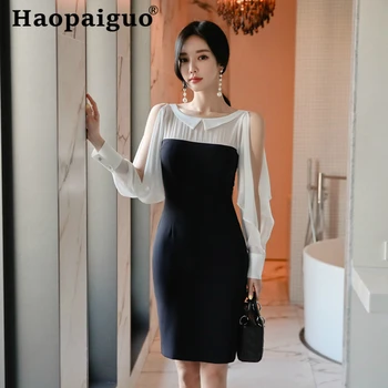 White Black Contrast Dress Summer 2019 Open Short Sleeve Sheath Wrap Dress Women Solid Bodycon Midi Dress Women Robe Longue
White Black Contrast Dress Summer 2019 Open Short Sleeve Sheath Wrap Dress Women Solid Bodycon Midi Dress Women Robe Longue