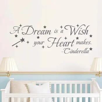 A Dream Is A Wish Your Heart Makes - Vinyl Decal - Nursery Girls Decals - Kids Decal - Wall Sticker # M262
A Dream Is A Wish Your Heart Makes - Vinyl Decal - Nursery Girls Decals - Kids Decal - Wall Sticker # M262