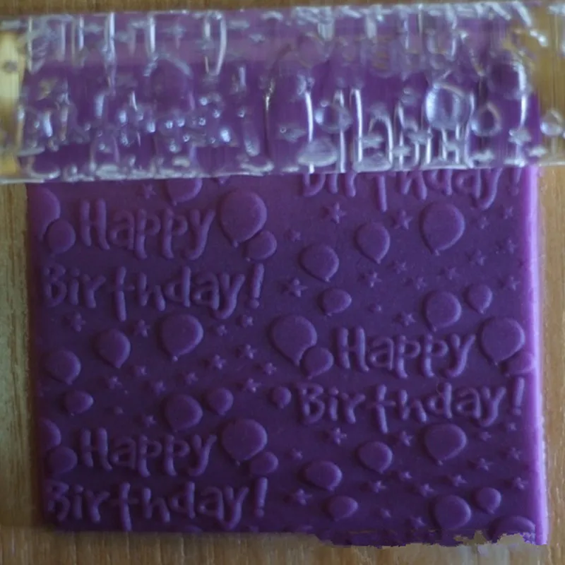 Acrylic Embossing Fondant Rolling Pin Embossed happy birthday Cake Decorating Tool Biscuit Cake Moulds Cake Tools
Acrylic Embossing Fondant Rolling Pin Embossed happy birthday Cake Decorating Tool Biscuit Cake Moulds Cake Tools