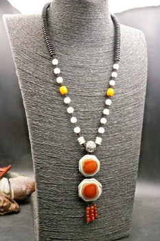Tibetan Crystallize Agate 8 Sides Coin Shaped Goat Eye dZi Bead Necklace Pendant Treasure Amulet Talisman LKbrother Sauces
Tibetan Crystallize Agate 8 Sides Coin Shaped Goat Eye dZi Bead Necklace Pendant Treasure Amulet Talisman LKbrother Sauces