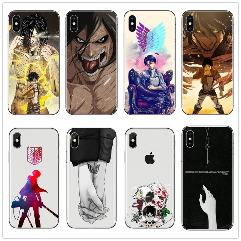 Anime Japanese attack on Titan Design White Skin Soft silicone Case for iPhoneXSMax XS XR 6 6s Plus 7 7Plus 8 8Plu SE phone case
Anime Japanese attack on Titan Design White Skin Soft silicone Case for iPhoneXSMax XS XR 6 6s Plus 7 7Plus 8 8Plu SE phone case