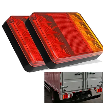 1Pair 8LED Plastic Car Rear Tail Lights 12V Tuck Trailer Red Yellow Stop Turn Signal Lamp
1Pair 8LED Plastic Car Rear Tail Lights 12V Tuck Trailer Red Yellow Stop Turn Signal Lamp