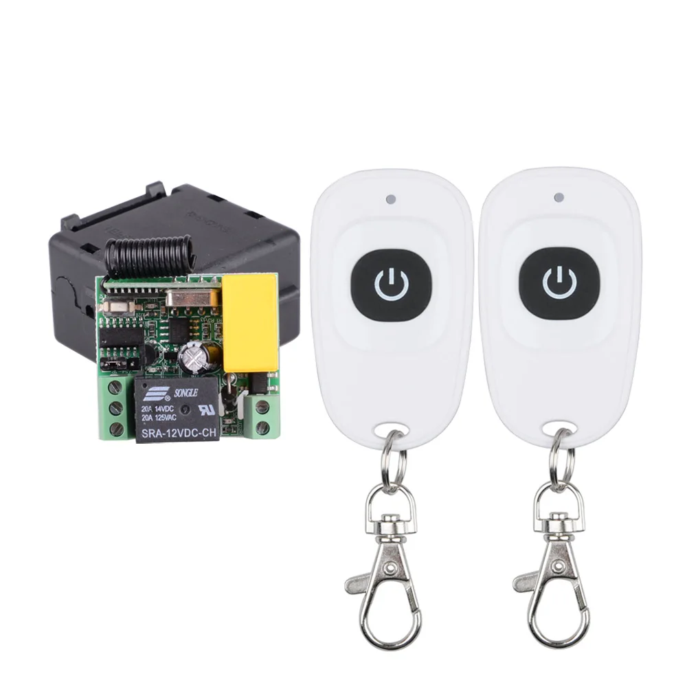 Input 220V RF Wireless Switch 1 CH 1CH Light Lamp LED Home Appliance Power Remote Control Switch 315/433 MHz
Input 220V RF Wireless Switch 1 CH 1CH Light Lamp LED Home Appliance Power Remote Control Switch 315/433 MHz