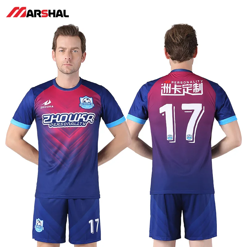 Men Soccer Jerseys Football Uniform Short Sleeve Custom Name Number Sublimation Printing 100% Polyester Camisa De Futebol
Men Soccer Jerseys Football Uniform Short Sleeve Custom Name Number Sublimation Printing 100% Polyester Camisa De Futebol