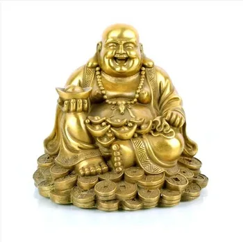 The opening of Maitreya copper Buddha Buddha gold ornaments decoration Feng Shui lucky Home Furnishing enrichment
The opening of Maitreya copper Buddha Buddha gold ornaments decoration Feng Shui lucky Home Furnishing enrichment