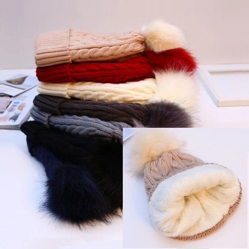 Winter Women's Casual Thick Pom poms Knitted Hats Twist Cable Warm Knit Beanies Skullies Gorros Inside Plush Curled Hats
Winter Women's Casual Thick Pom poms Knitted Hats Twist Cable Warm Knit Beanies Skullies Gorros Inside Plush Curled Hats