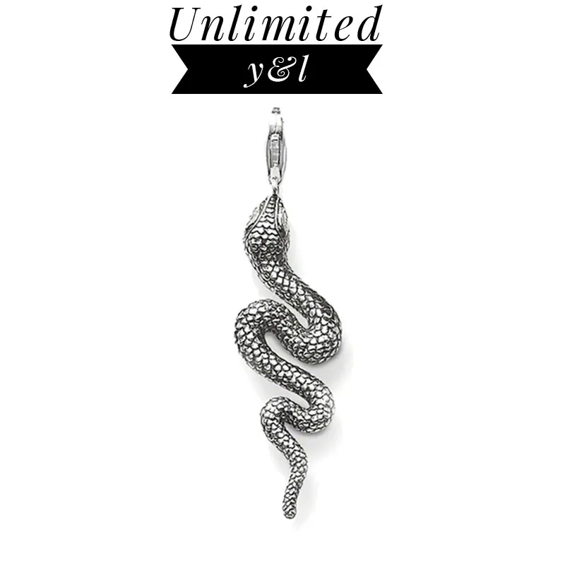 Snake Charms Thomas Style Punk Fashion Silver Good Luck Jewelry Accessories Fit Necklaces&Bracelets
Snake Charms Thomas Style Punk Fashion Silver Good Luck Jewelry Accessories Fit Necklaces&Bracelets