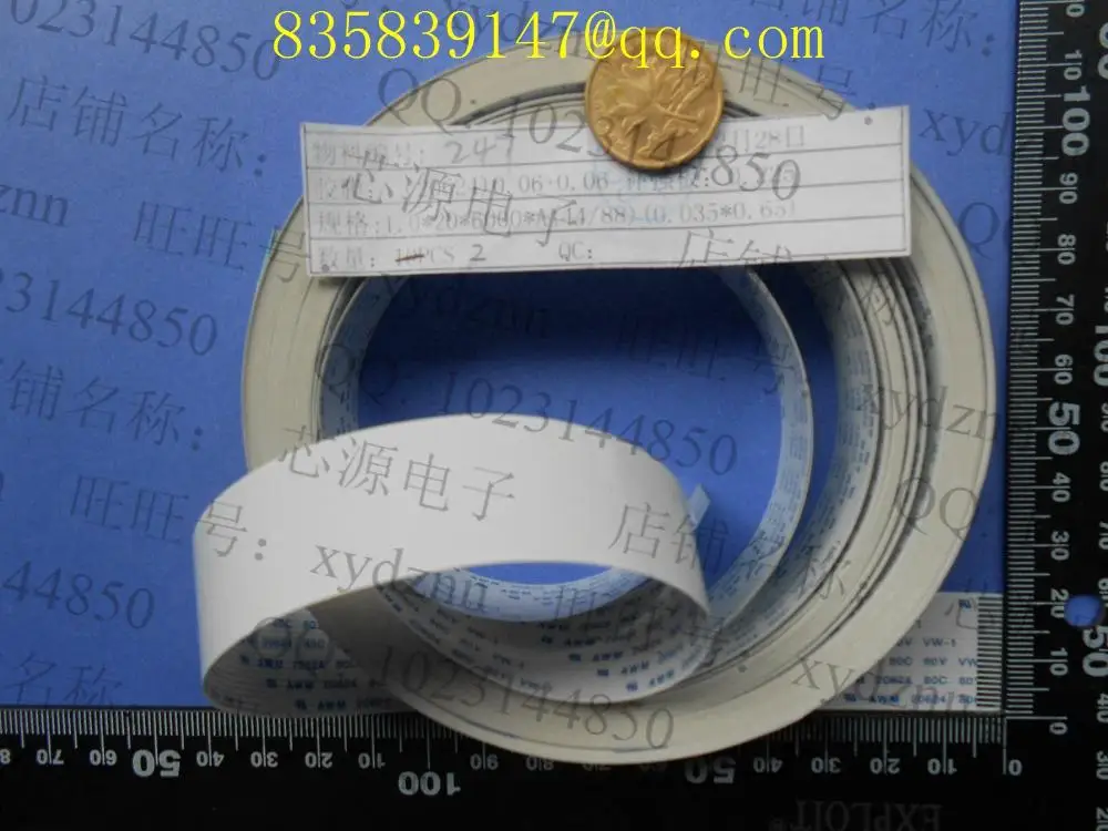 FFC cable 1.0 pitch-20pin-6000mm-A same direction flexible flat cable ROHS customization is available
FFC cable 1.0 pitch-20pin-6000mm-A same direction flexible flat cable ROHS customization is available