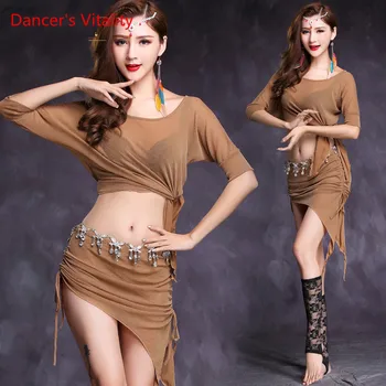 New Belly Dance Competition Set Women Belly Dance Costume Haft-sleeved Top +Short Skirt Dancer Practice Free Shipping
New Belly Dance Competition Set Women Belly Dance Costume Haft-sleeved Top +Short Skirt Dancer Practice Free Shipping