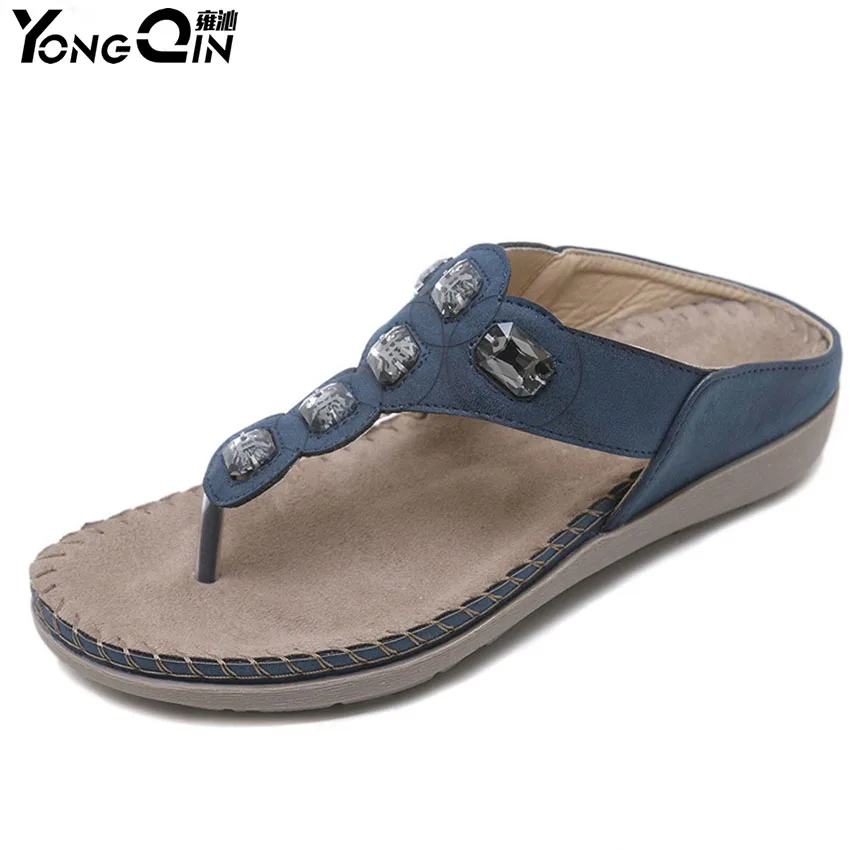 New Comfortable Women's Sandals Bohemian Rhinestone big Size Flats Sandals Shoes size 34-42
New Comfortable Women's Sandals Bohemian Rhinestone big Size Flats Sandals Shoes size 34-42