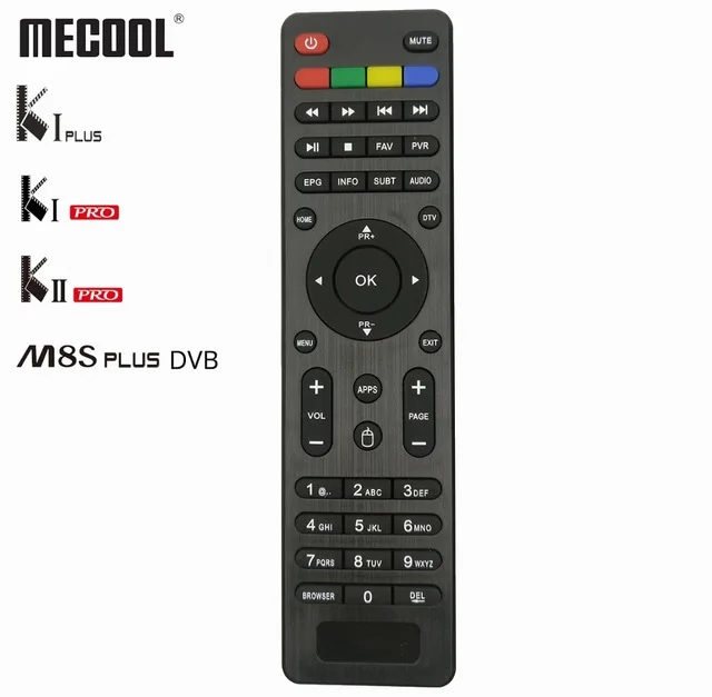 Remote Control Replacement Controller Replacement For Mecool KI Plus KI Pro KII Pro DVB-T2 DVB-S2 DVB-C M8S PLUS DVB TV Box
Remote Control Replacement Controller Replacement For Mecool KI Plus KI Pro KII Pro DVB-T2 DVB-S2 DVB-C M8S PLUS DVB TV Box