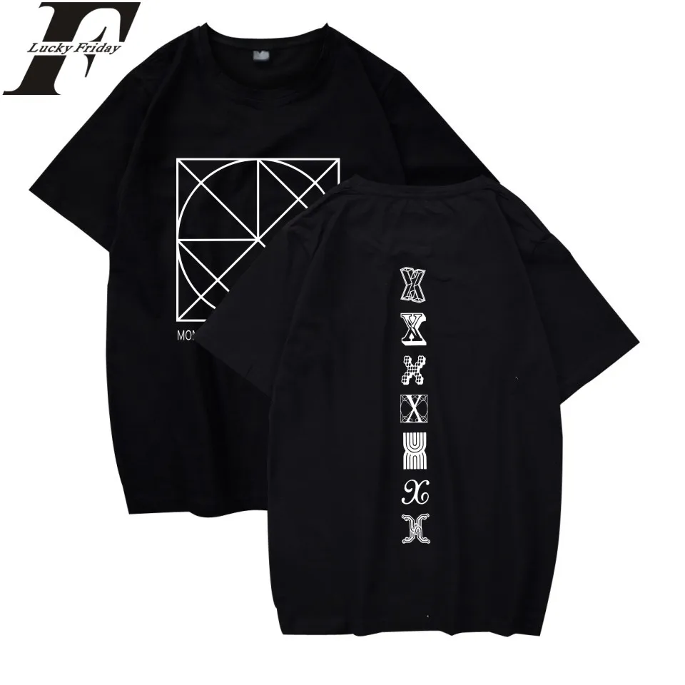 LUCKYFRIDAYF 2017 MONSTA X Kpop T-shirt Women/Men Cotton Tee Shirt Women Fans Korean Style Kpop Summer Tops TShirt Streetwear
LUCKYFRIDAYF 2017 MONSTA X Kpop T-shirt Women/Men Cotton Tee Shirt Women Fans Korean Style Kpop Summer Tops TShirt Streetwear