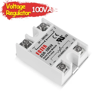 SSR-100VA Single Phase Solid State Relay Volt Regulator Shift Module Voltage Regulator Fully Isolated SSR Resistance
SSR-100VA Single Phase Solid State Relay Volt Regulator Shift Module Voltage Regulator Fully Isolated SSR Resistance