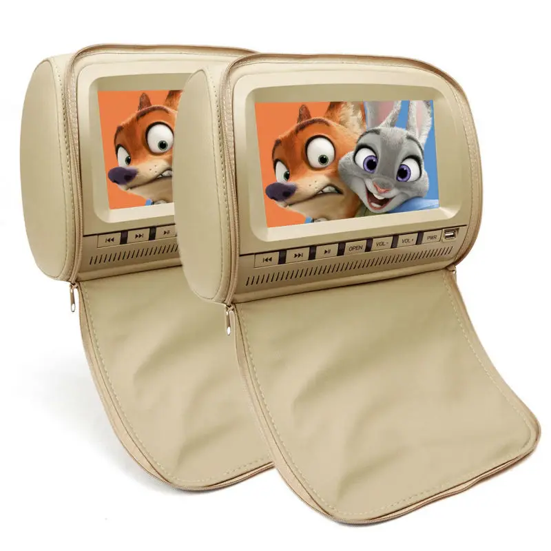 2x 9 Inch TFT LCD Leather Cover Car Monitor in the Headrest with Monitor DVD Video Games Player TV Headrests USB/SD/FM/Speaker
2x 9 Inch TFT LCD Leather Cover Car Monitor in the Headrest with Monitor DVD Video Games Player TV Headrests USB/SD/FM/Speaker