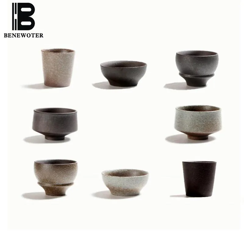 BENEWOTER 70ml Japanese Black Pottery Ceramic Frost Small Water Tea Cup Puer Teacup Hats Cup Master Kung Fu Tea Set Drinkware
BENEWOTER 70ml Japanese Black Pottery Ceramic Frost Small Water Tea Cup Puer Teacup Hats Cup Master Kung Fu Tea Set Drinkware