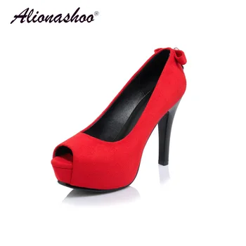 Peep Toe High Heels Plus Size 34-42 3.5cm Platform Women Shoes Fashion Shallow Stiletto Heels Black Crystal Party Shoes Green 
Peep Toe High Heels Plus Size 34-42 3.5cm Platform Women Shoes Fashion Shallow Stiletto Heels Black Crystal Party Shoes Green