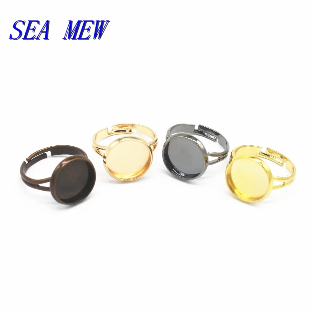 40 PCS 10/12/14/16/18/20mm Round Cabochon Base Ring 8 Colors Plated Adjustable Copper Ring Blank Settings For Jewelry Making
40 PCS 10/12/14/16/18/20mm Round Cabochon Base Ring 8 Colors Plated Adjustable Copper Ring Blank Settings For Jewelry Making