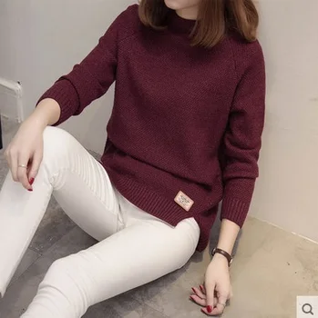 2019 New Female o-neck Sweater Women Knitted sweaters And Pullovers Long Sleeve Pull Femme Winter Cashmere Oversized Pullover
2019 New Female o-neck Sweater Women Knitted sweaters And Pullovers Long Sleeve Pull Femme Winter Cashmere Oversized Pullover