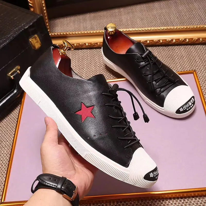 Autumn Genuine Cow Leather Casual Flat Shoes For Men Elastic Band Platform Oxford Dress Men's Shoes Quality Handmade Mens Shoes
Autumn Genuine Cow Leather Casual Flat Shoes For Men Elastic Band Platform Oxford Dress Men's Shoes Quality Handmade Mens Shoes
