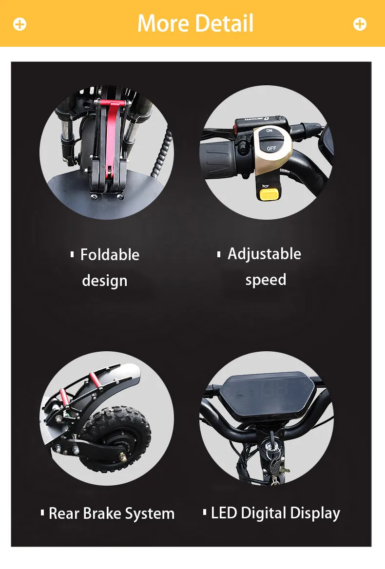 Sale No tax Long Distance 105km electric scooter 80km/h high powerful new 11" foldable electric kick scooter e scooter with seat 9