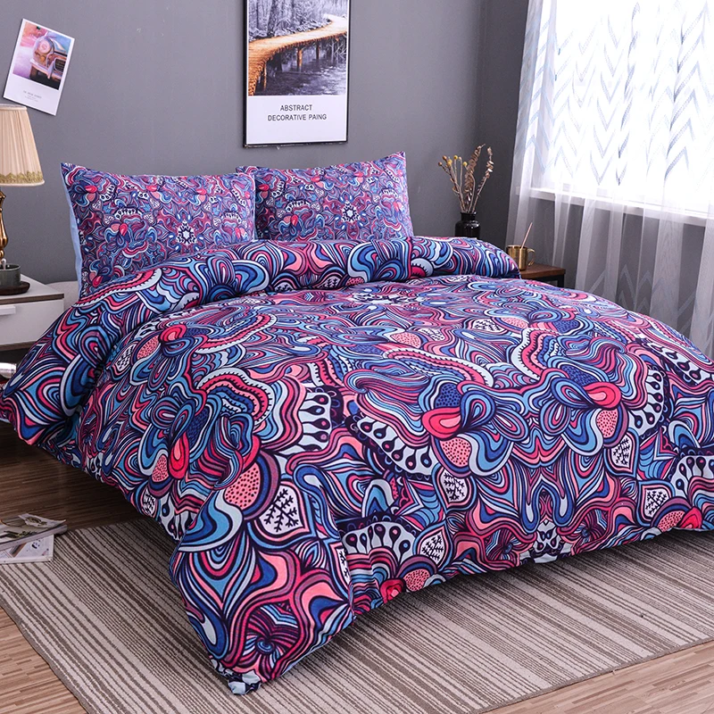 ZEIMON Queen Size Bedding Set Bohemian Styles 3D Printing Flowers Pattern Duvet Set Pillowcase 2/3pcs Polyester Bedclothes
ZEIMON Queen Size Bedding Set Bohemian Styles 3D Printing Flowers Pattern Duvet Set Pillowcase 2/3pcs Polyester Bedclothes