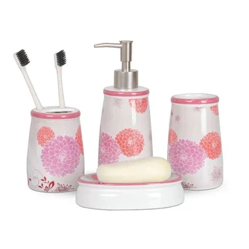 Nordic flower 4Pcs/ Bathroom Set Suit Set Bathing Accessories Goods Includes Soap Box Cup Toothbrush Holder Soap Dispenser
Nordic flower 4Pcs/ Bathroom Set Suit Set Bathing Accessories Goods Includes Soap Box Cup Toothbrush Holder Soap Dispenser