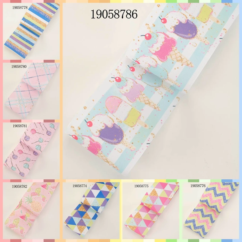 10yards -different sizes -bling cartoon & fruit & Lollipop pattern printed Grosgrain ribbon 19058786
10yards -different sizes -bling cartoon & fruit & Lollipop pattern printed Grosgrain ribbon 19058786