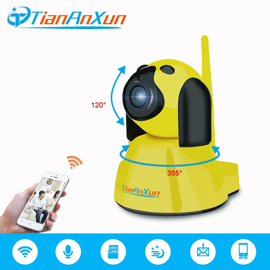 TIANANXUN Home Security Wireless Smart IP Camera 720P Night Vision Surveillance wifi Camera Indoor Mini Dog Baby Monitor YOOSEE
TIANANXUN Home Security Wireless Smart IP Camera 720P Night Vision Surveillance wifi Camera Indoor Mini Dog Baby Monitor YOOSEE