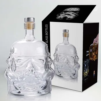New Star Wars White Soldier Design High Borosilicate Glass Flagon Personalized Portable Discolored Transparent Decanters and Cup
New Star Wars White Soldier Design High Borosilicate Glass Flagon Personalized Portable Discolored Transparent Decanters and Cup