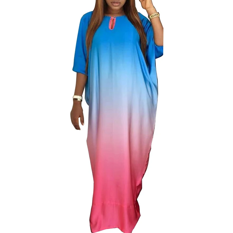 2018 Bohemia Gradient Party Dress Women Boho Summer Casual Loose Party Beach Long Maxi Dress Sundress Oversize Vestido WS9692V
2018 Bohemia Gradient Party Dress Women Boho Summer Casual Loose Party Beach Long Maxi Dress Sundress Oversize Vestido WS9692V