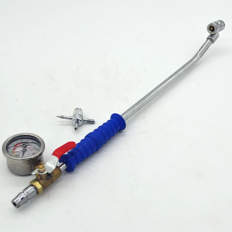 NEW 1PCS Tire pressure gauge for rapid inflatable pressure testing with switch Automobile tyre inflator valve
NEW 1PCS Tire pressure gauge for rapid inflatable pressure testing with switch Automobile tyre inflator valve