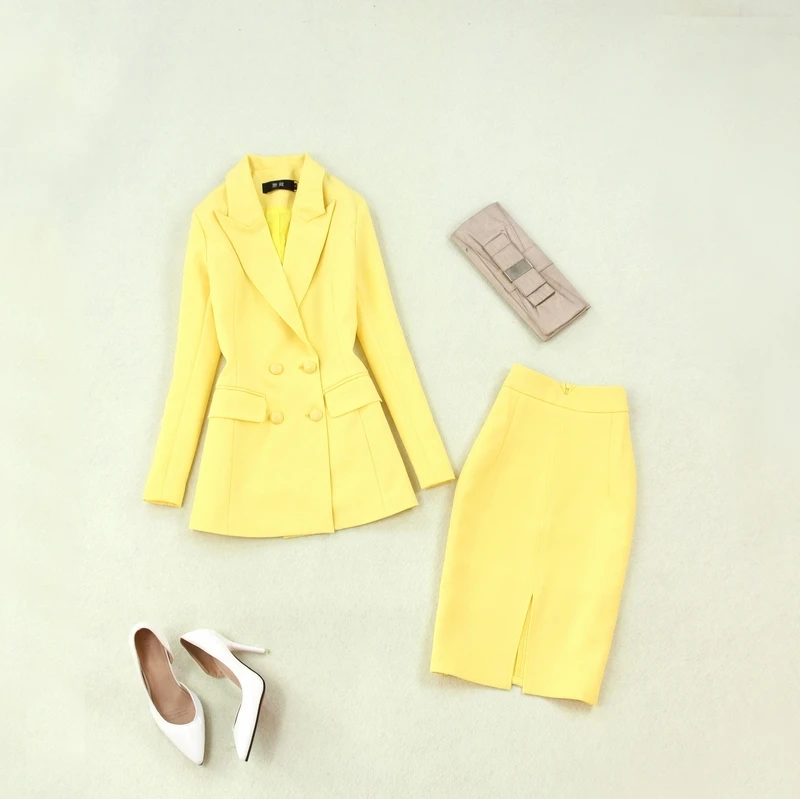 new fashion High quality women skirt suits slim work wear Office Lady long sleeve blazer skirt suits costumes Female with skirt
new fashion High quality women skirt suits slim work wear Office Lady long sleeve blazer skirt suits costumes Female with skirt