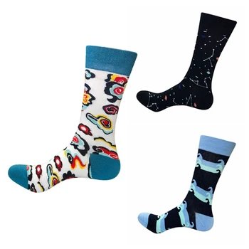 2019 Brand New Happy personality tide socks large size high tube men's socks breathable material
2019 Brand New Happy personality tide socks large size high tube men's socks breathable material