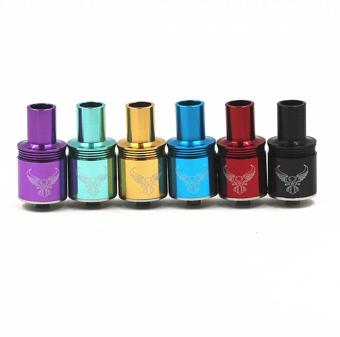 

Patriot RDA Rebuildable Dripping Atomizer w/ Drip Tip SS 510 Thread for Vaporizer Mechanical Box Mod vs Omega Nimbus