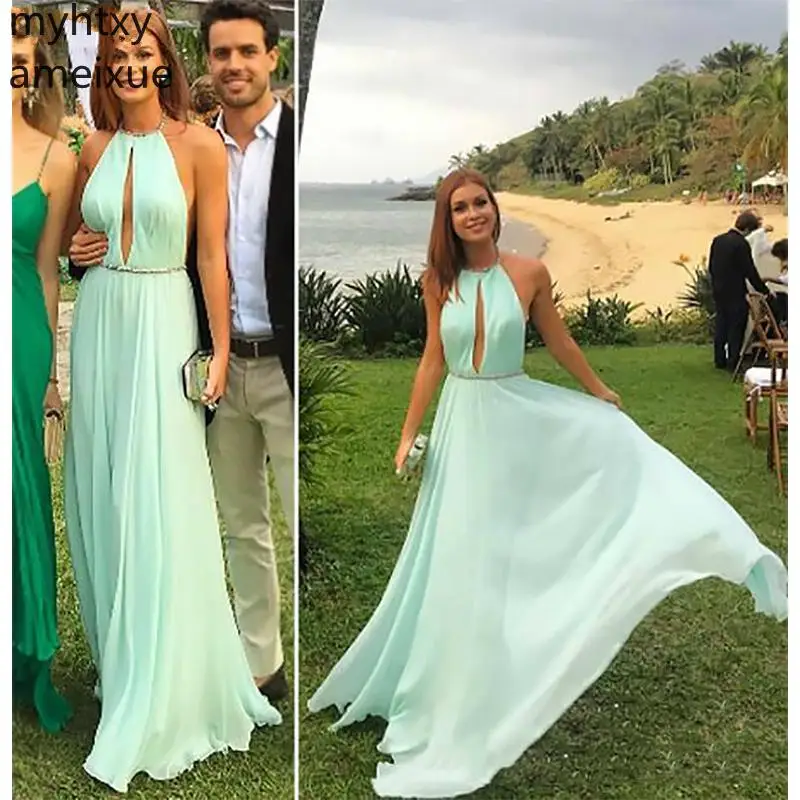 Evening Dresses Plus Size 2019 New Sexy Elegant Chiffon Halter Cheap Formal Sleeveless Backless Women Dresses Party Gowns Trajes
Evening Dresses Plus Size 2019 New Sexy Elegant Chiffon Halter Cheap Formal Sleeveless Backless Women Dresses Party Gowns Trajes