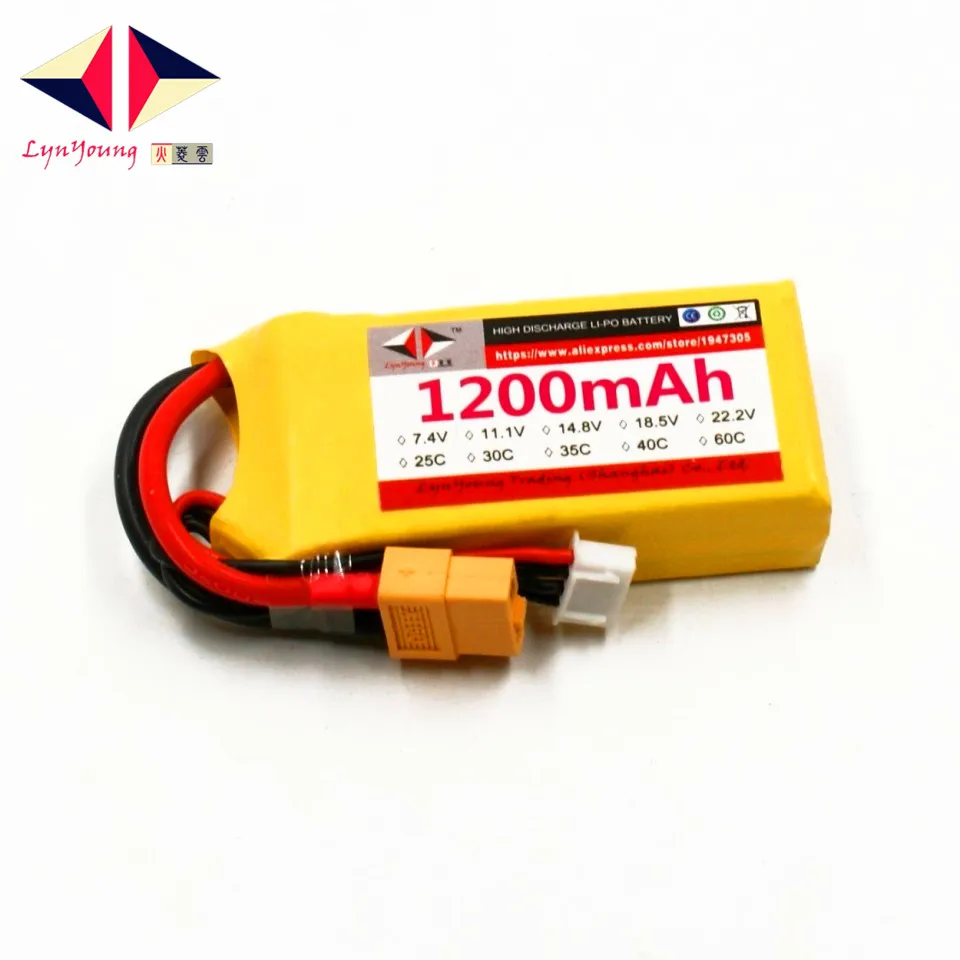 LYNYOUNG 3S Lipo Rc battery 11.1V 25C 1200mAh for Quadcopter Helicopter UAV Airplane
LYNYOUNG 3S Lipo Rc battery 11.1V 25C 1200mAh for Quadcopter Helicopter UAV Airplane
