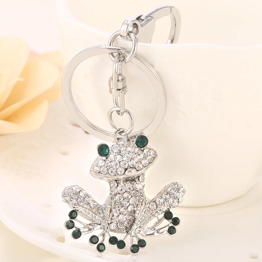 5PCS Metal Crystal Frog Key Ring Alloy Keyring Brand Keychain Chaveiros Feminino Carro Porta Chaves Para Carro llaveros R064
5PCS Metal Crystal Frog Key Ring Alloy Keyring Brand Keychain Chaveiros Feminino Carro Porta Chaves Para Carro llaveros R064