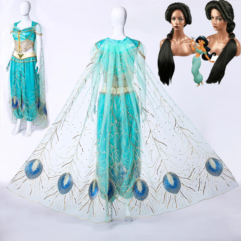 Custom Made Movie Aladdin Jasmine Princess Cosplay Costume For Adult Women Girls 2019 New Halloween Party Costume Free Shipping
Custom Made Movie Aladdin Jasmine Princess Cosplay Costume For Adult Women Girls 2019 New Halloween Party Costume Free Shipping
