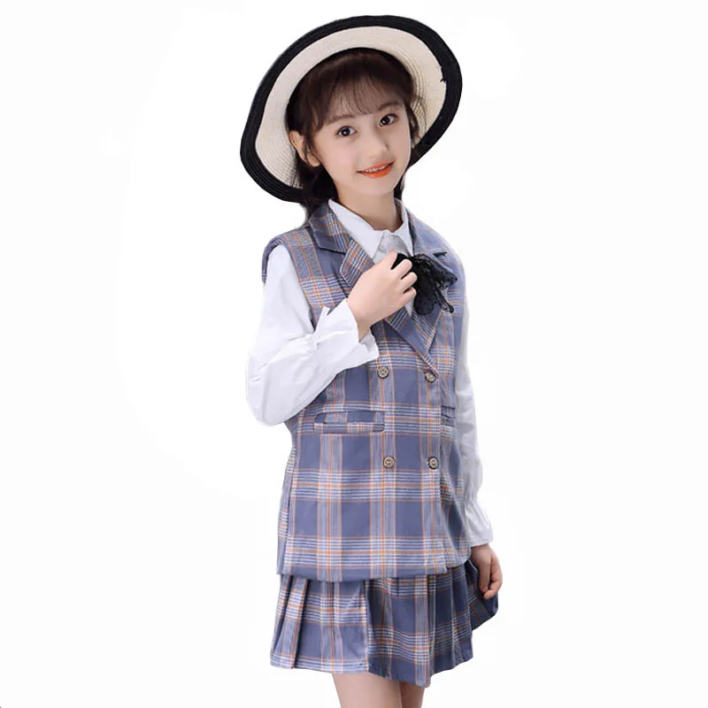 Fashion Kids Blazer girls school vest Jackets Suit 2019 Autumn Plaid Coat Skirts 2Pcs Suits Children Clothing Age 4 6 8 10 12 14
Fashion Kids Blazer girls school vest Jackets Suit 2019 Autumn Plaid Coat Skirts 2Pcs Suits Children Clothing Age 4 6 8 10 12 14