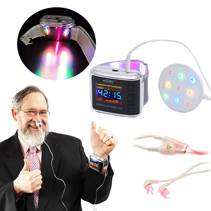 High Quality Semiconductor Laser Therapy Watch for cholestrol stroke high blood pressure Laser Acupuncture Therapy Watch
High Quality Semiconductor Laser Therapy Watch for cholestrol stroke high blood pressure Laser Acupuncture Therapy Watch
