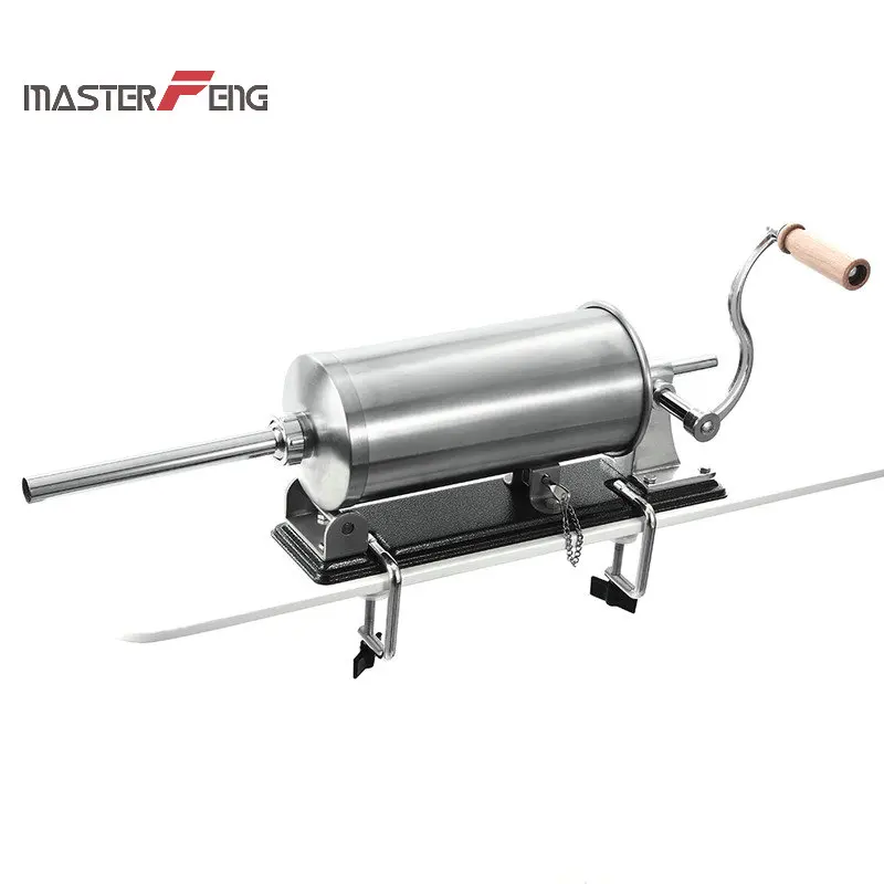 sausage stuffer with stainless steel filling nozzles MF-3006P_02